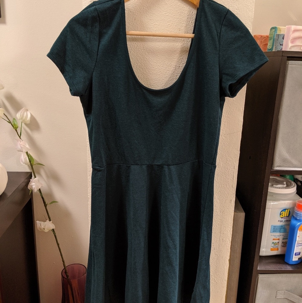 Simple Green Casual dress